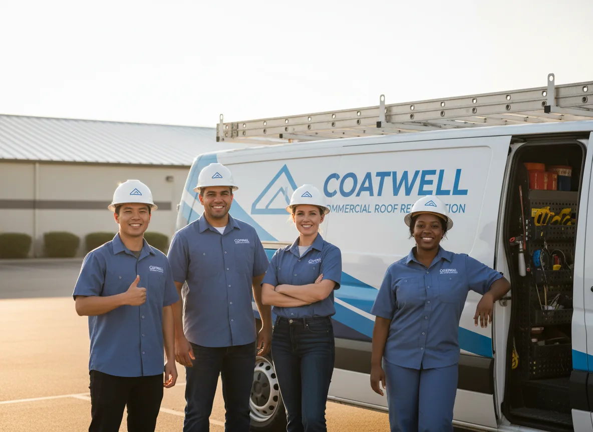 Commercial roof coating company in Benavides, TX